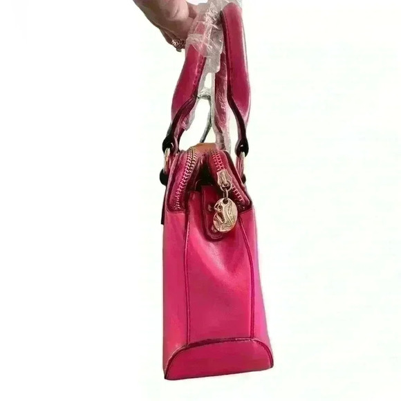 Hot Pink Women’s Purse Tote Bag Handles Strap New with Tags Medium - Picture 2 of 16